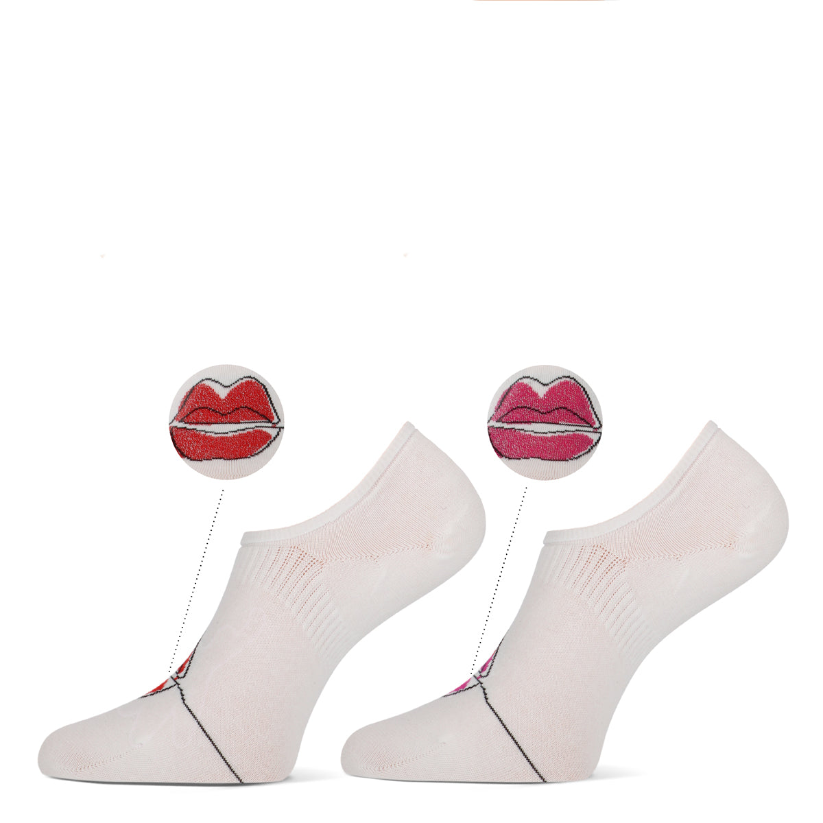 Carol footies damessokken 2-pack