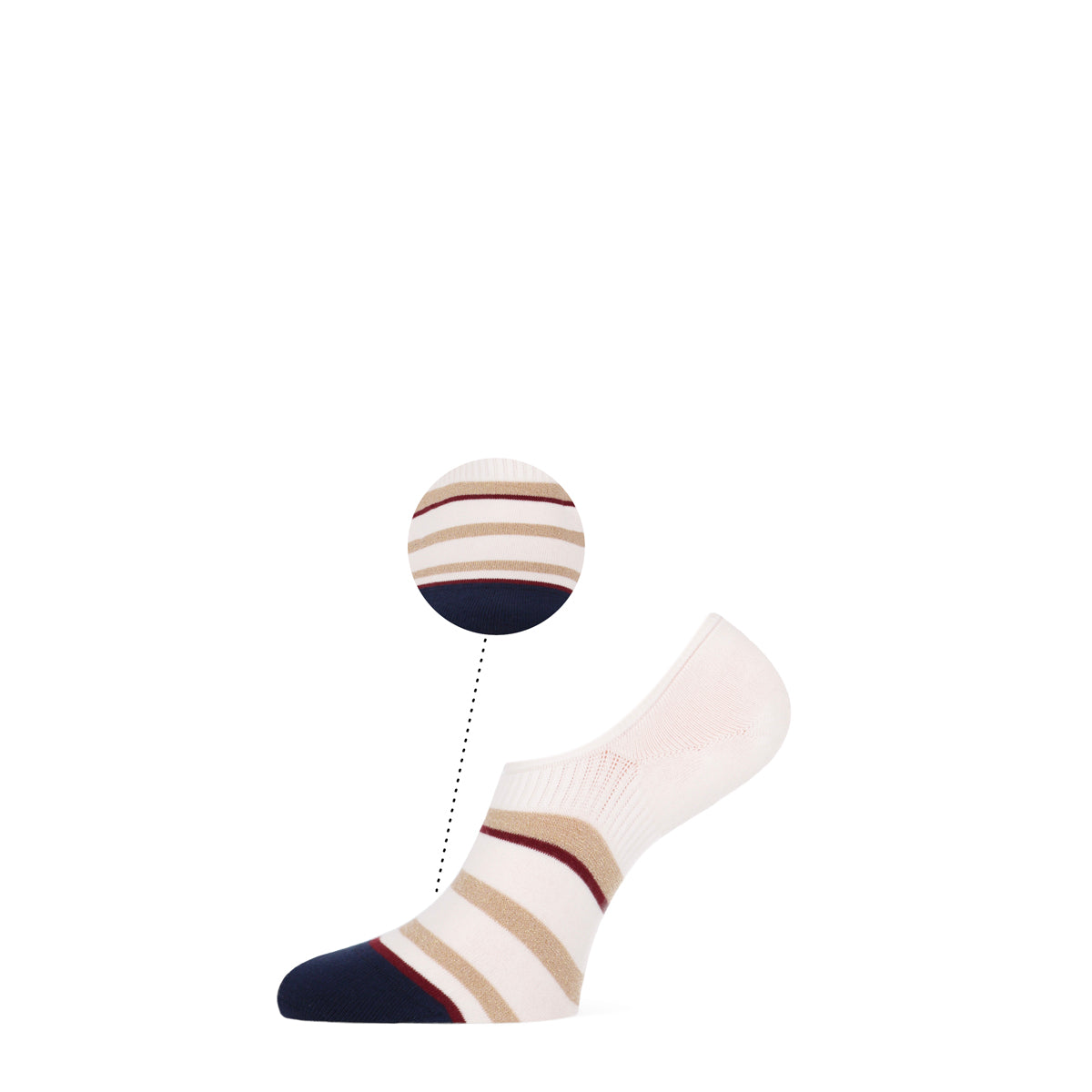 Bo dames footies 2-pack