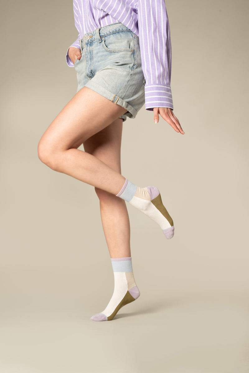 Lilou dames shortsocks 2-pack