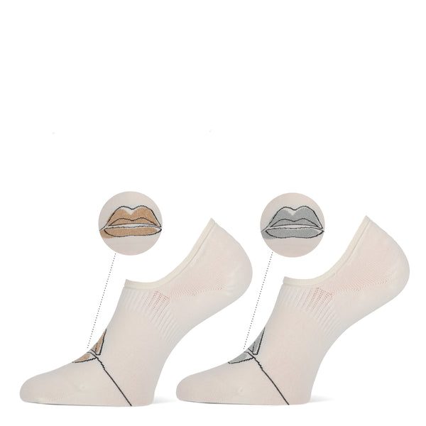 Carol footies damessokken 2-pack