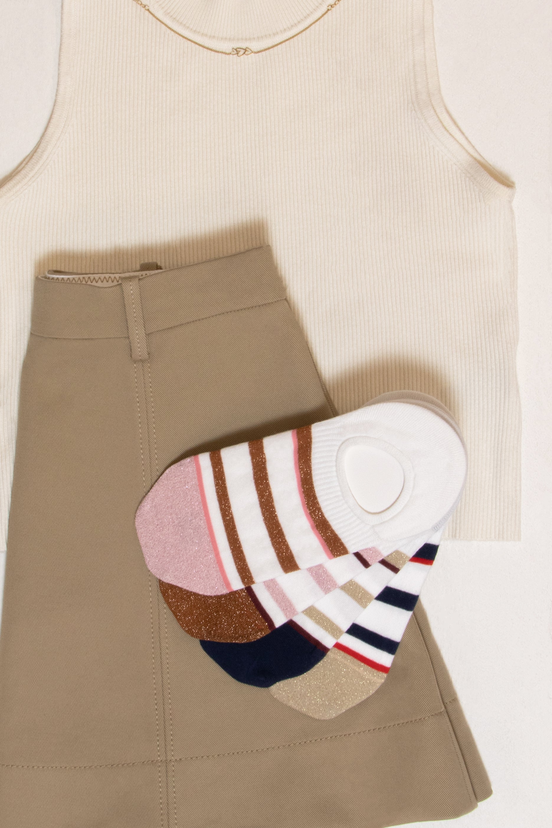 Bo dames footies 2-pack