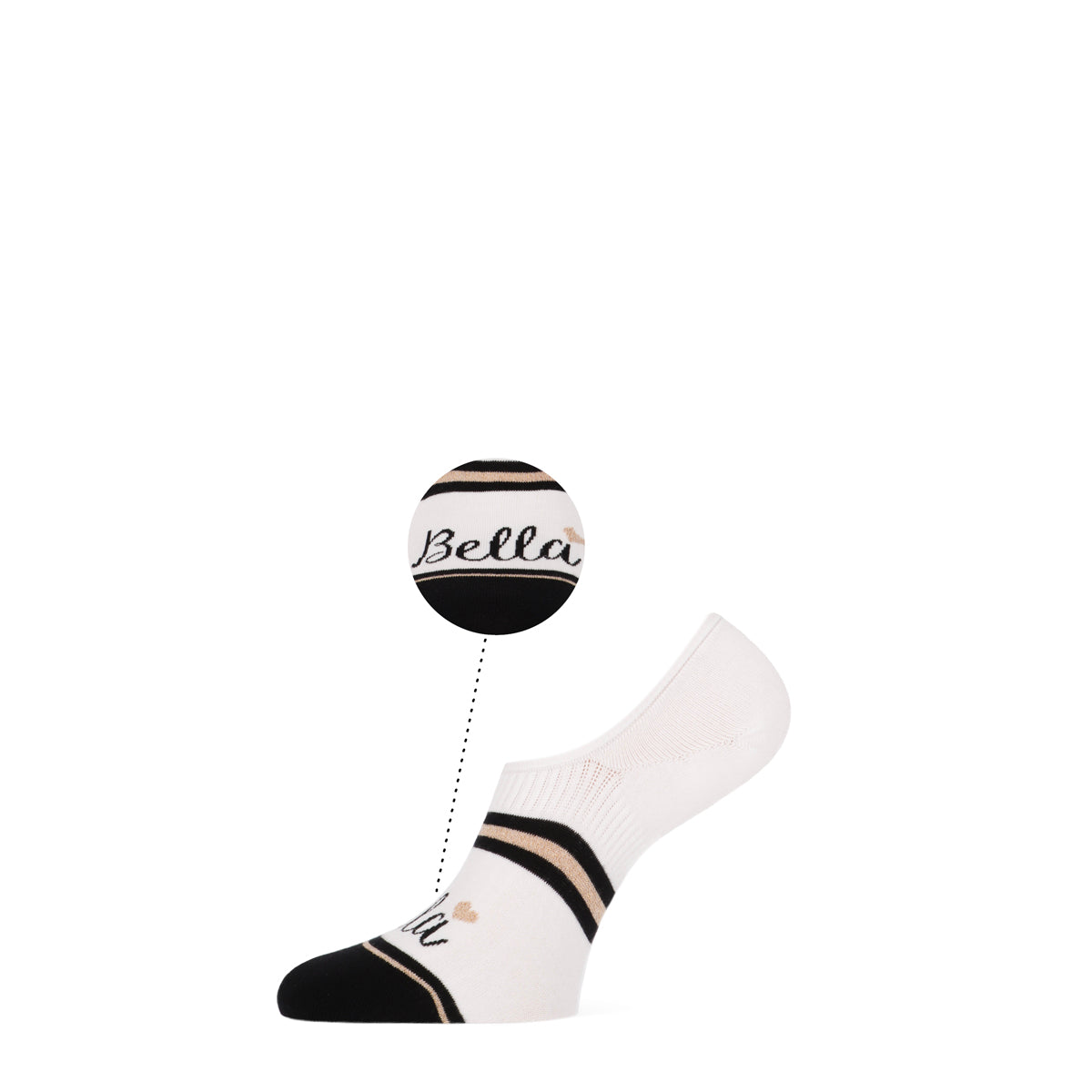 Bella dames footies 2-pack
