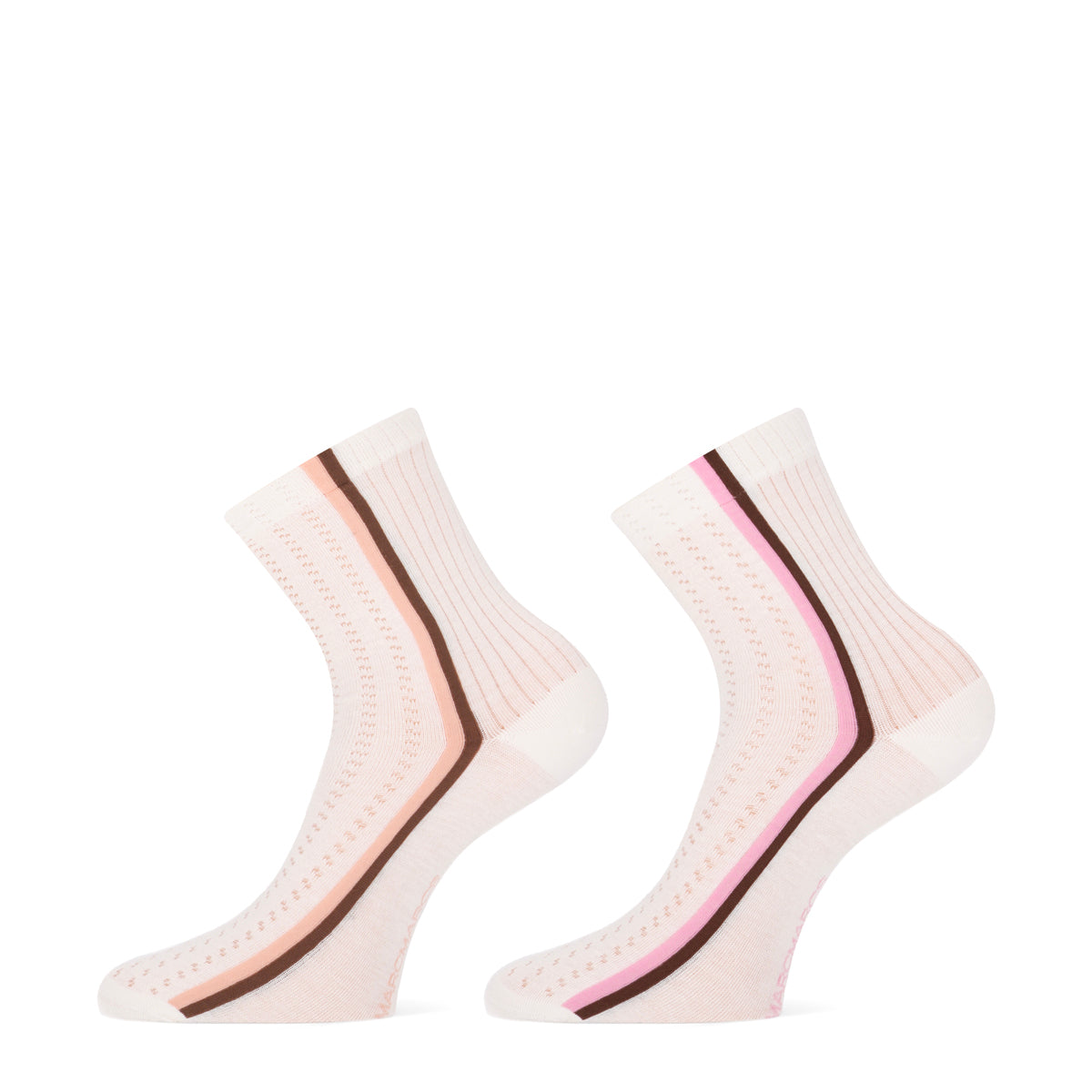 Violet dames shortsocks 2-pack