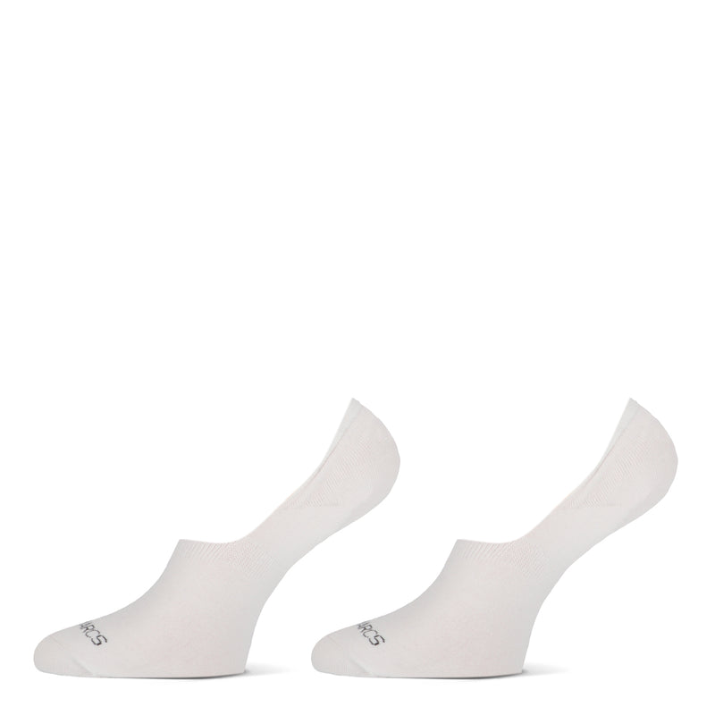 Cotton ABS invisible footies 2-pack