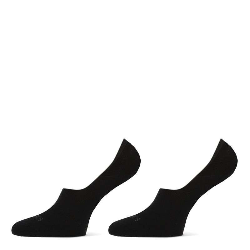 Cotton ABS invisible footies 2-pack