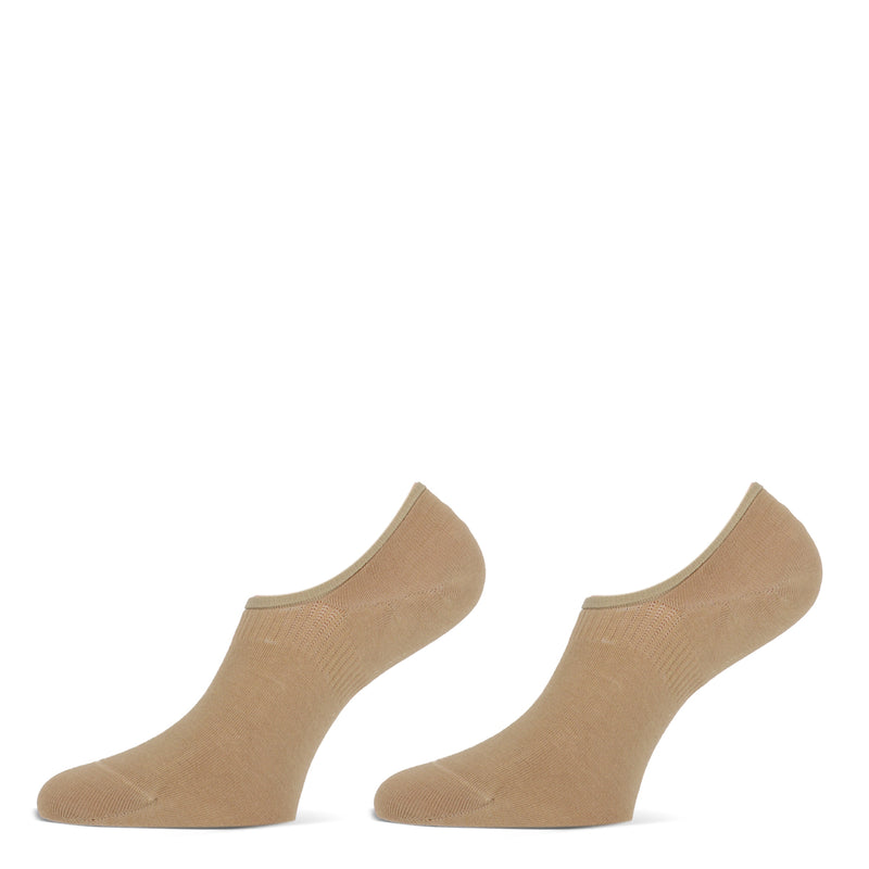Unisex Invisible Footie Cotton ABS 2-Pack