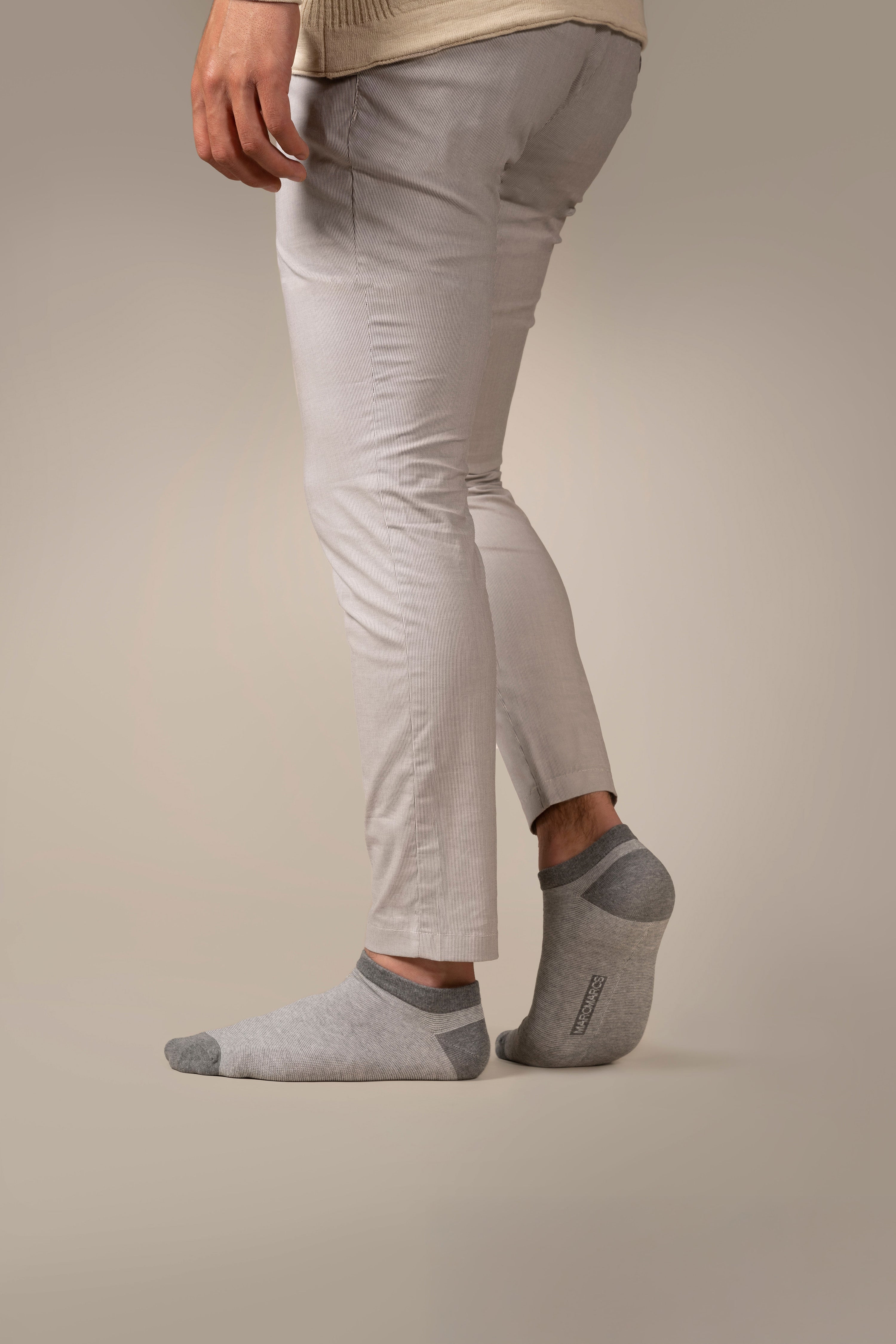 Abe Baumwoll-Sneakersocken für Herren im 2er-Pack