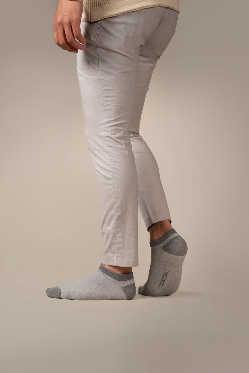 Abe cotton heren sneakersokken 2-pack