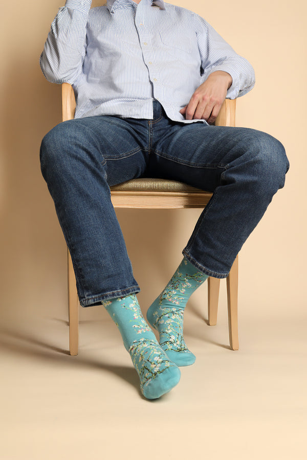 Y2 Mandelblüten-Herrensocken