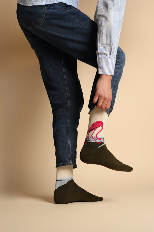 Y2 Flamingo Herrensocken