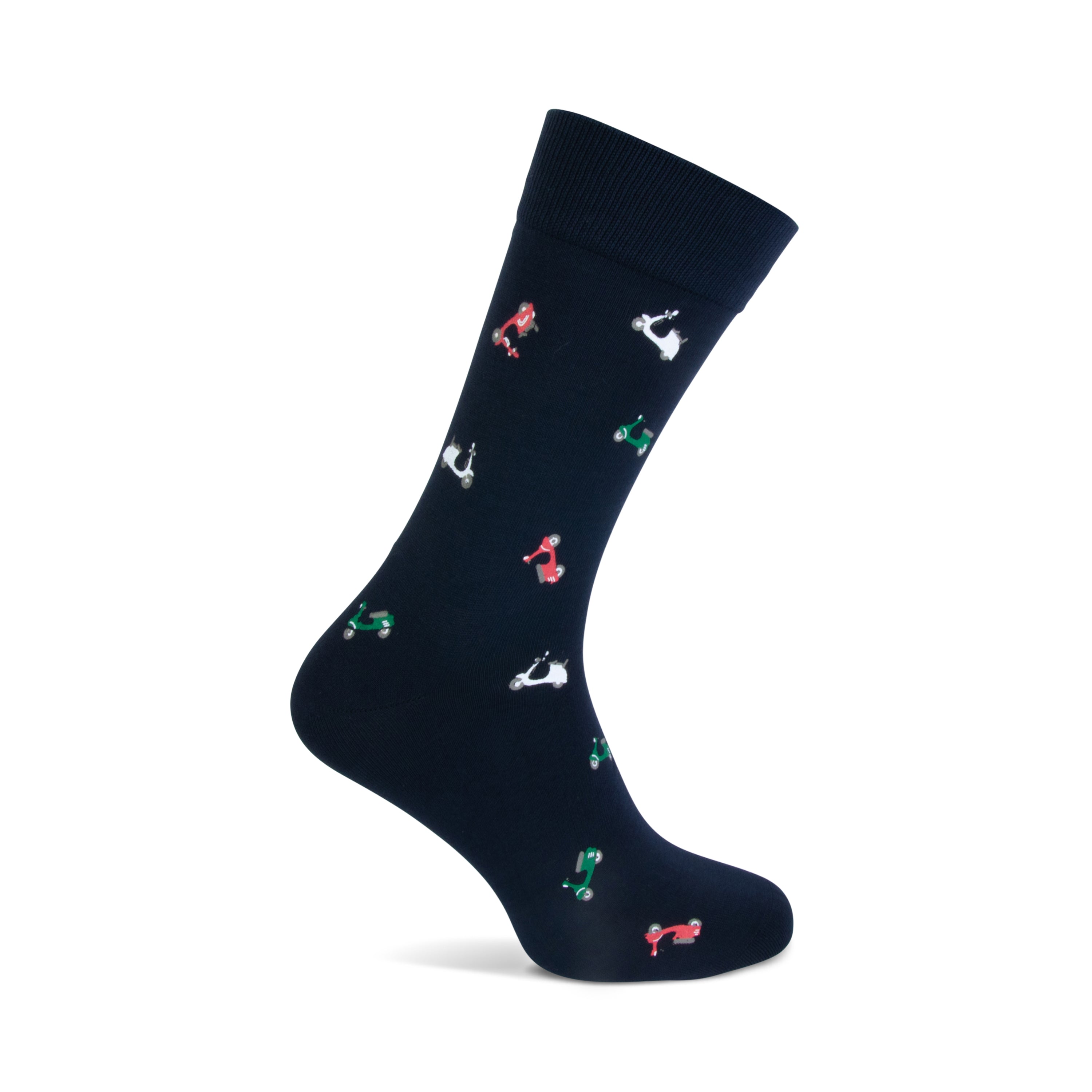 Marcmarcs Red Scooter cotton socks - MarcMarcs