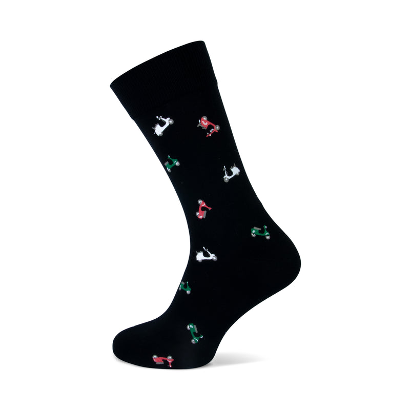 Marcmarcs Red Scooter cotton socks